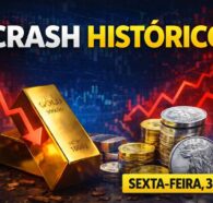 CRASH HISTÓRICO: O que a queda brutal do ouro e da prata realmente nos ensina sobre mercado, risco e copy trade